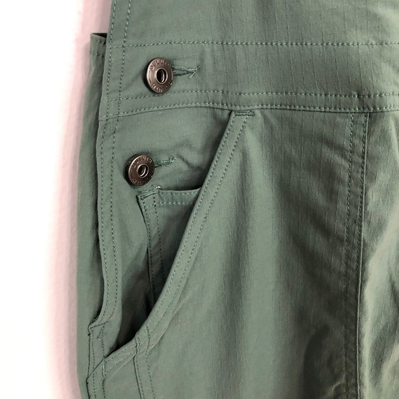 Duluth Trading Co New Heirloom Gardening Bib Overalls Womens Size M 29 Fir Green - Picture 8 of 16